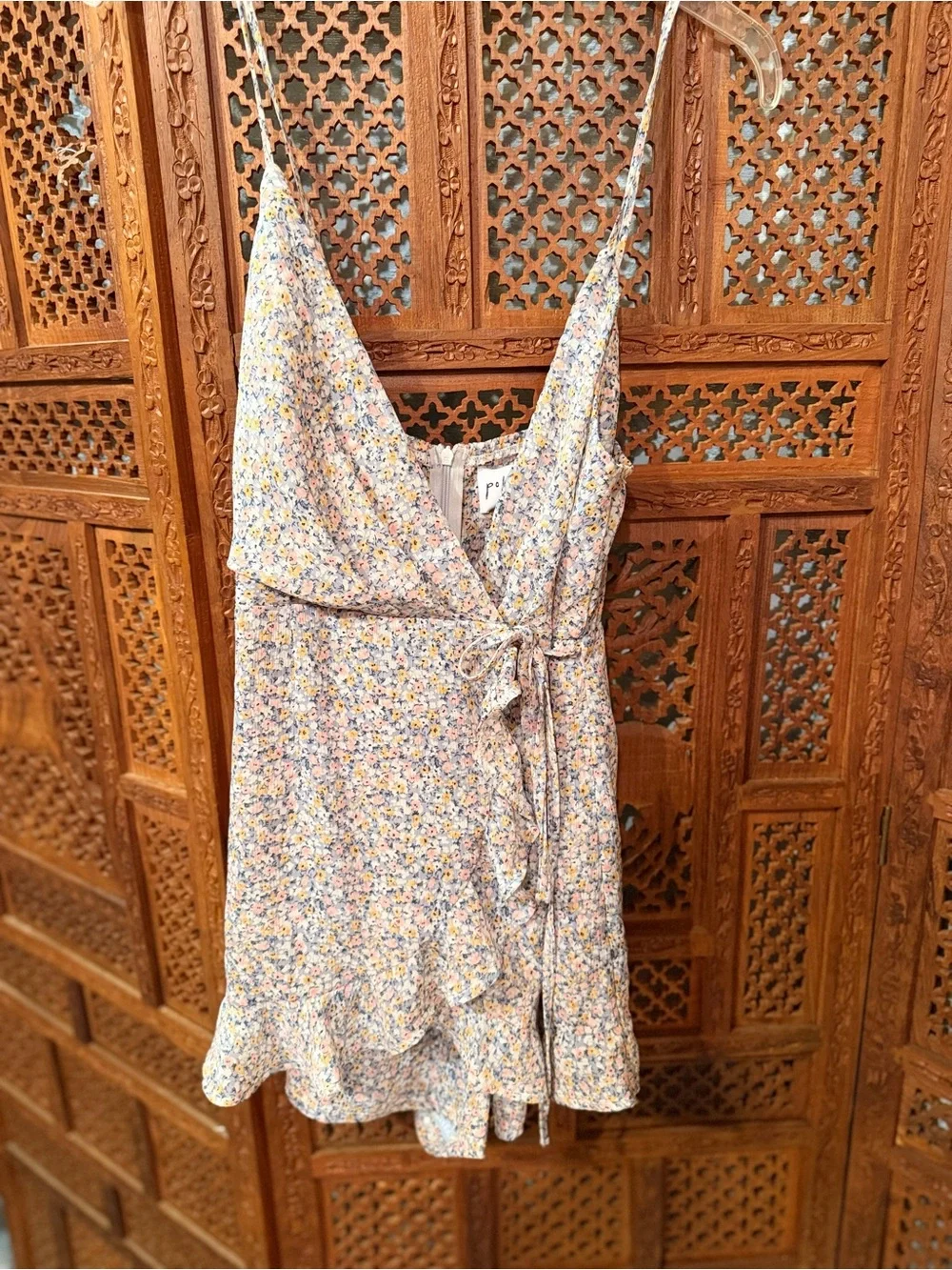Polly Floral Wrap Romper | US Size 6